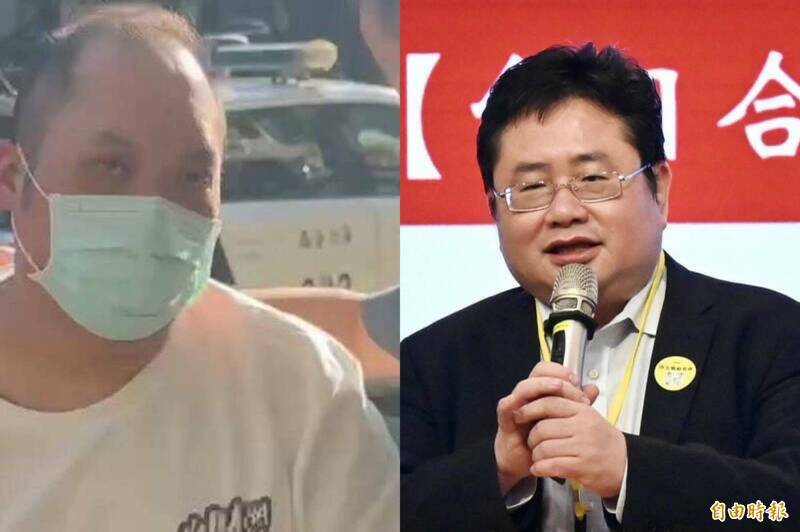 印太战略智库执行长矢板明夫(右)日前被中国籍男子廖港发(左)暴力殴打。 国台办却将攻击者的行为形容为出于「义愤」,等于以政治语言替暴力创造某种道德借口。 (资料照)