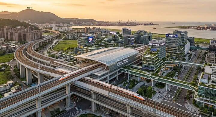 將淡海與八里推向產業最前線，結合台北港的物流優勢，讓新北市的西北門戶迎向全球AI與半導體的供應鏈浪潮。（作者提供）