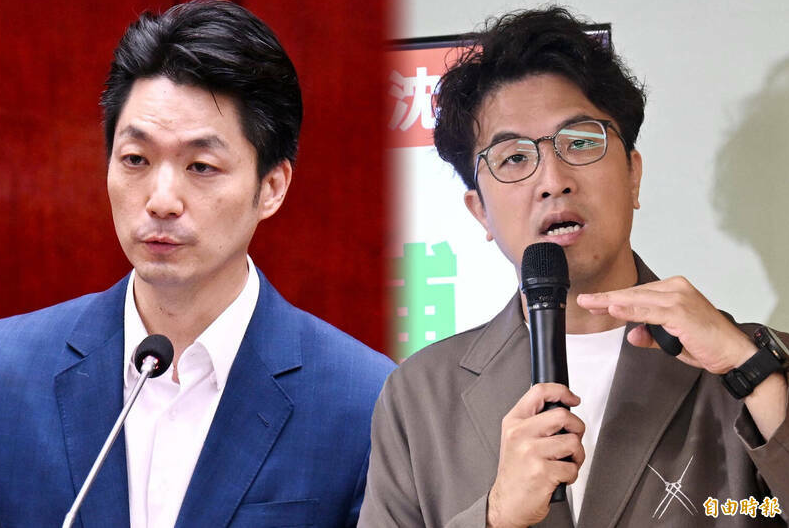 台北市長蔣萬安和沈伯洋的選戰備受各界關注。（資料照，本報合成）