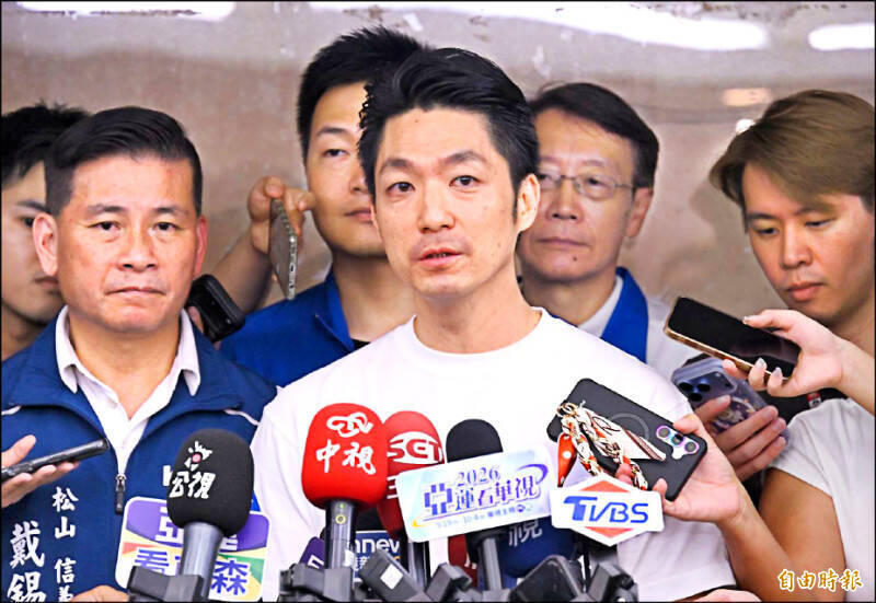 台北市長蔣萬安日前表示，希望沈伯洋不要再散播「毒品只是藥」這樣的訊息，這會讓很多的家長、市民朋友憂慮而且誤解。（資料照）