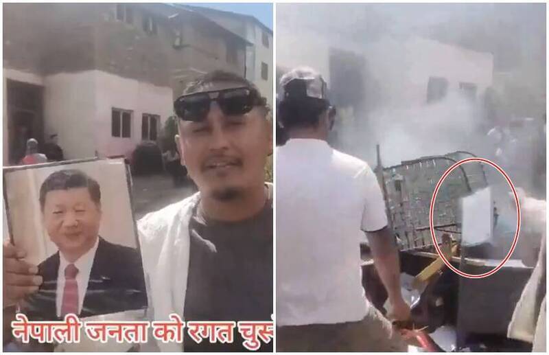 自由開講》燒習肖像 尼泊爾人挺身反共反貪腐