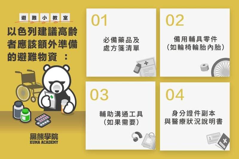 黑熊學院》借鑑烏以經驗  建構高齡者與弱勢族群的戰災韌性
