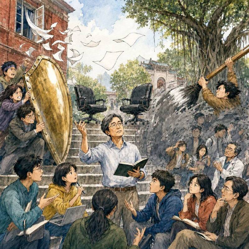 名家分享~黃貞祥》從高為元校長連任風波，看清華容得下多少不同聲音