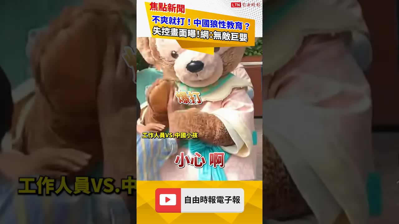 一言不合就開打！小童迪士尼揮拳、遊客冰島互毆 網酸：中國人新特質｜20260916 自由短影音｜#shorts